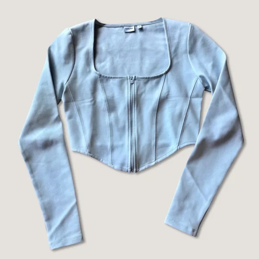 NWT Sunday Best Maverick Long Sleeve Crop Top